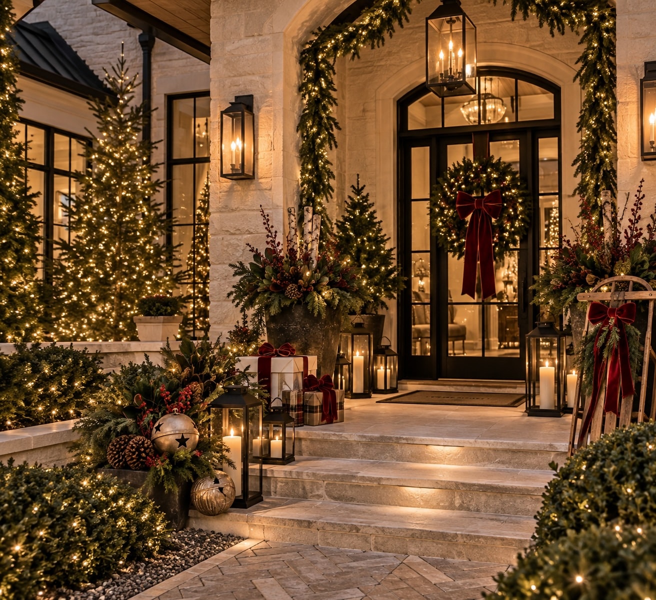 The Holiday Edit. porch decor